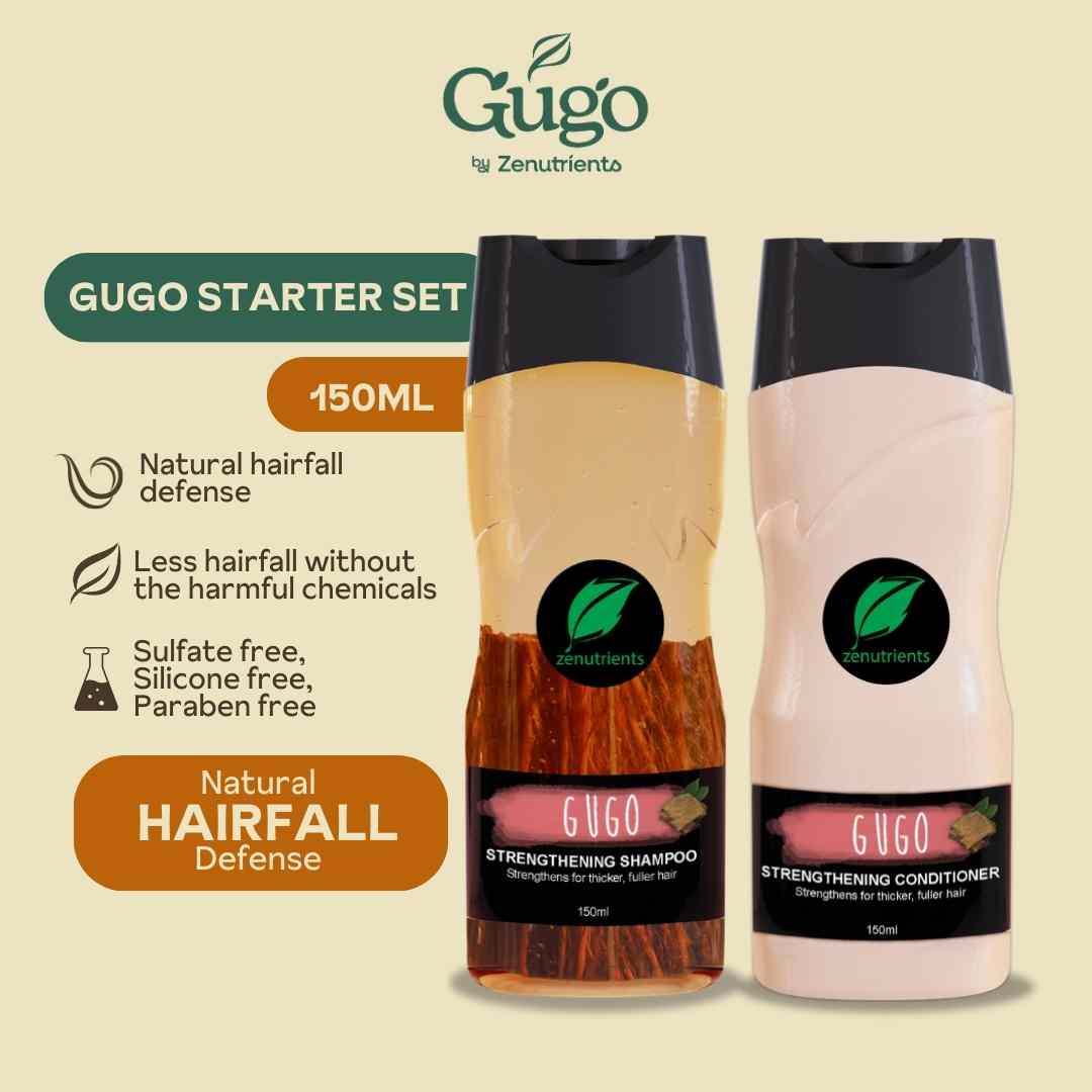 Gugo Roots Gugo Starter Set (Gugo Shampoo 150mL & Gugo Conditioner 150mL ...