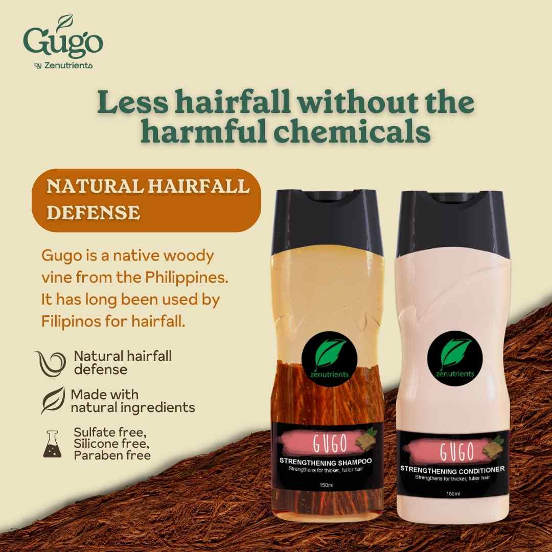 Gugo Roots Gugo Starter Set (Gugo Shampoo 150mL & Gugo Conditioner 150mL ...
