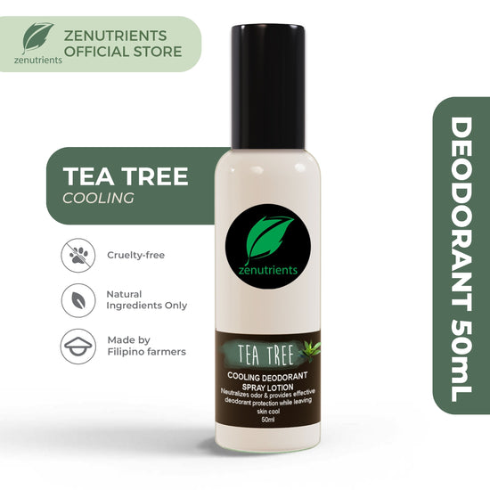 Tea Tree Cooling Deodorant Spray Lotion