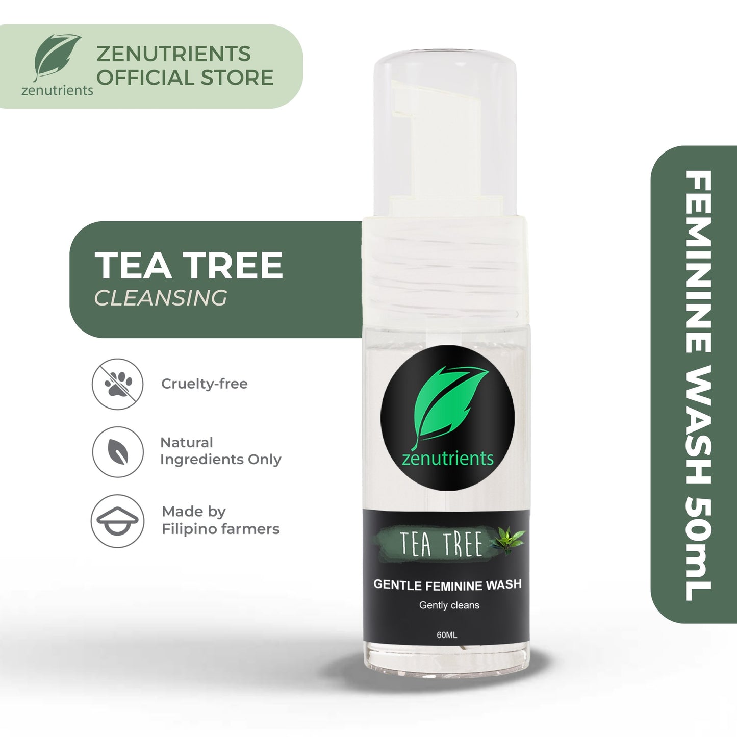 Tea Tree Gentle Feminine Wash 60ml
