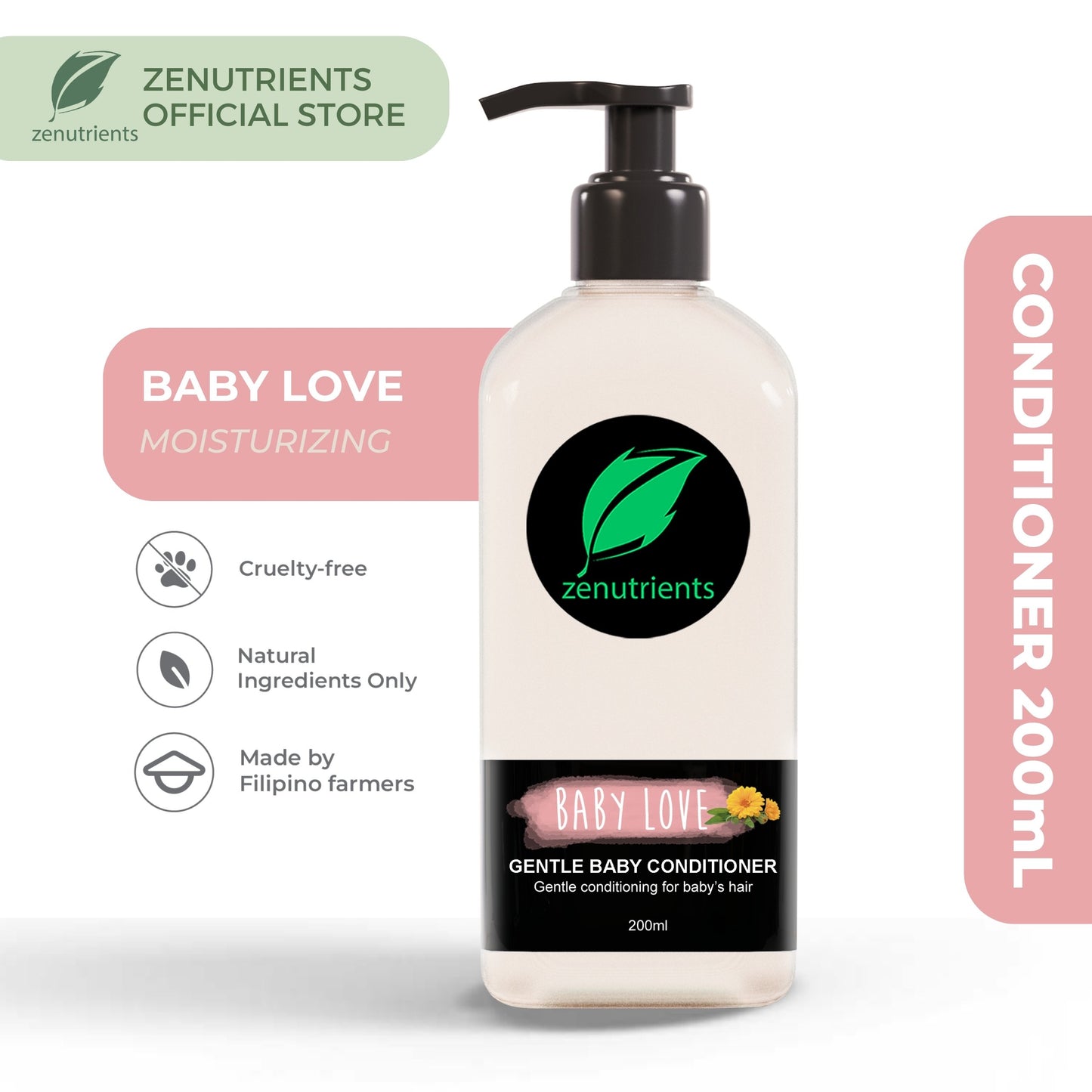 Baby Love Calendula Gentle Baby Conditioner – 200ml