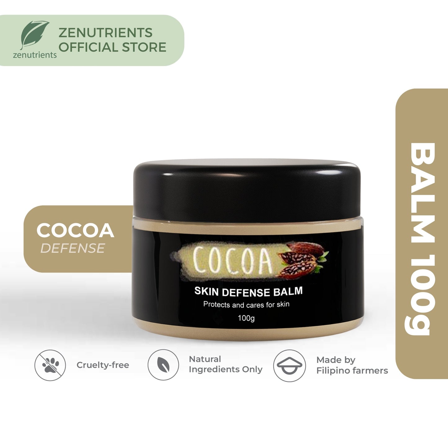 Load image into Gallery viewer, Cocoa Skin Defense Balm 100g
