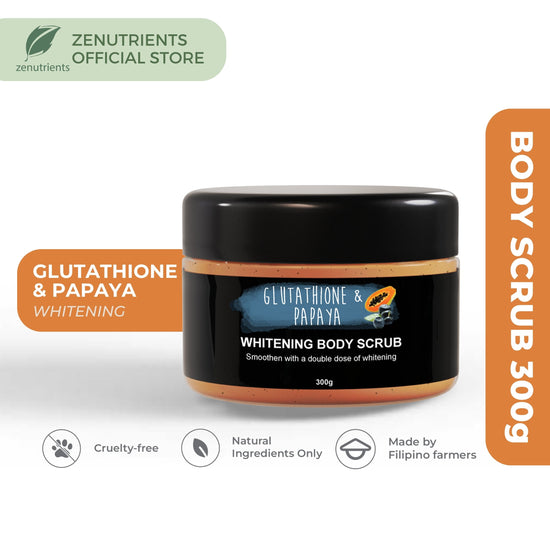 Glutathione & Papaya Whitening Body Scrub – 250g