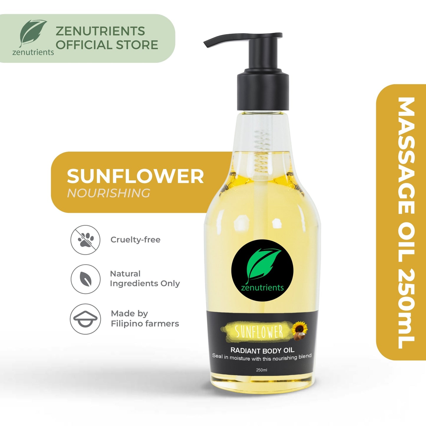 Sunflower Radiant Body Oil 250ml