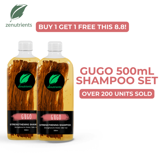 Zenutrients Gugo Strengthening Shampoo (Reduces Hairfall, Natural, Sulfate Free, Paraben Free)