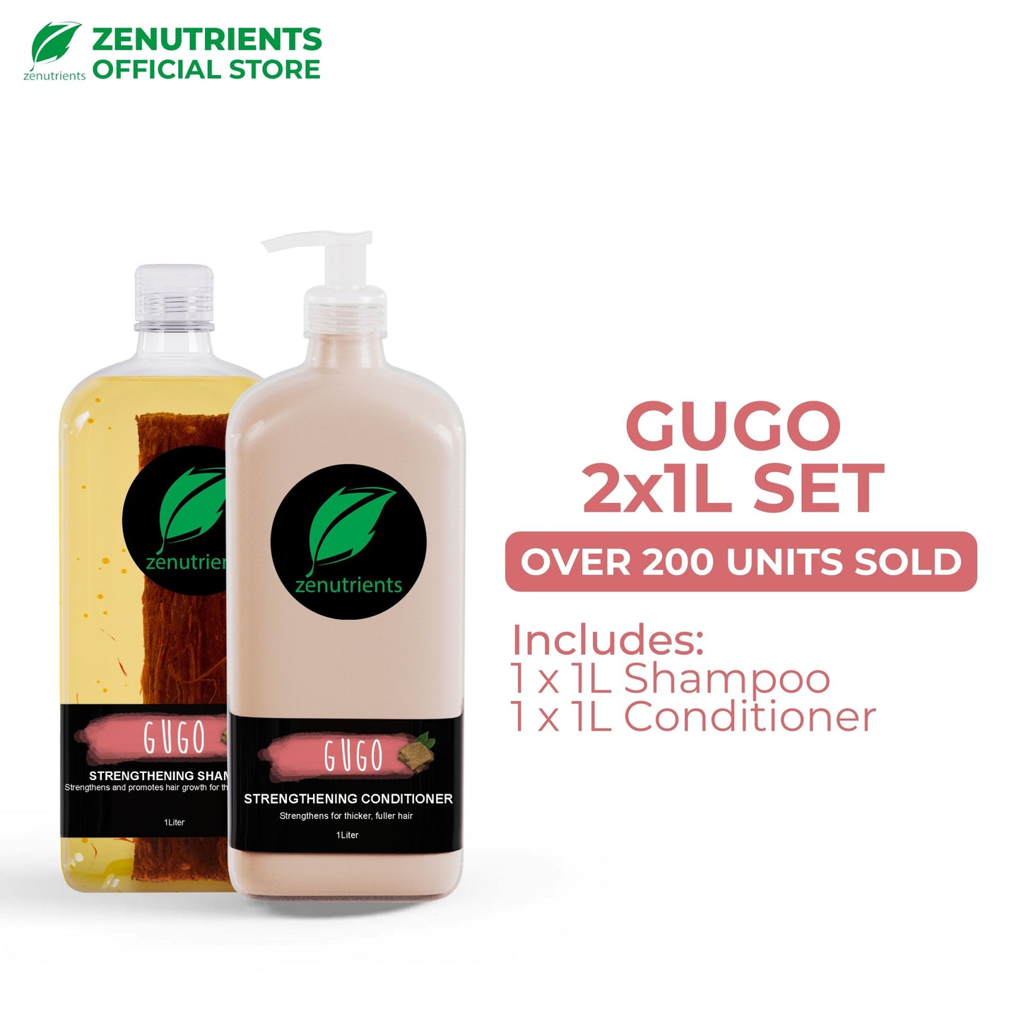 Gugo Roots Gugo Starter Set (Gugo Shampoo 150mL & Gugo Conditioner 150mL ...