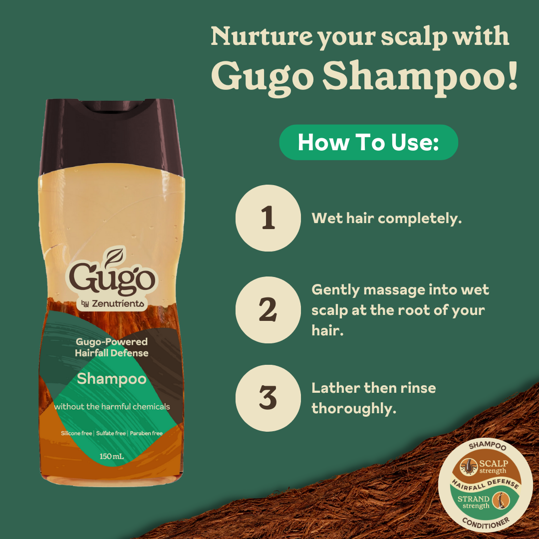 Zenutrients Gugo Strengthening Shampoo (Reduces Hairfall, Natural, Sulfate Free, Paraben Free)