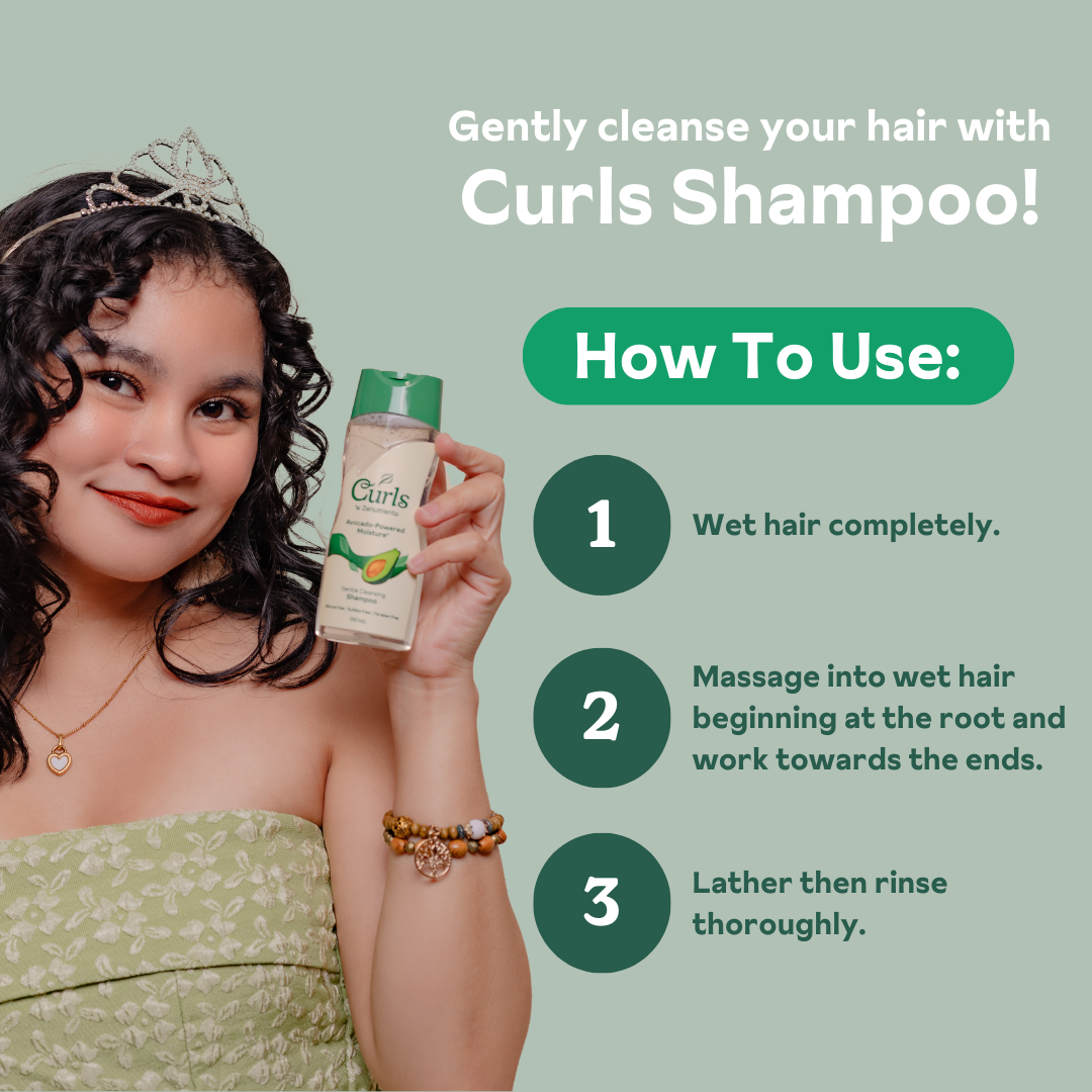 Curls Avocado & Tea Tree Sulfate-Free Shampoo
