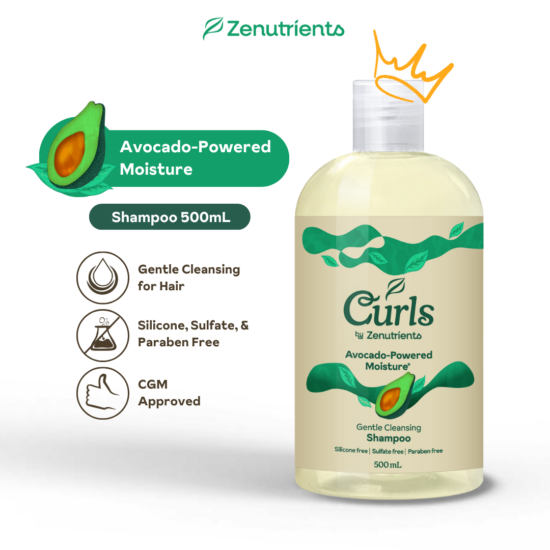 Curls Avocado & Tea Tree Sulfate-Free Shampoo
